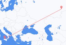 Fly fra Tsjeljabinsk til Palermo
