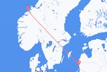 Flights from Kristiansund to Palanga