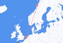 ตั๋วเครื่องบินจากเมืองOstendไปยังเมืองMosjøen