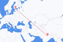 Flyrejser fra Allahabad, Indien til Helsinki, Finland
