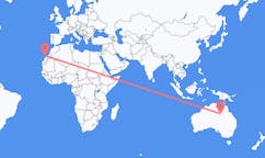 Flyreiser fra Mount Isa (Queensland), til Ajuy