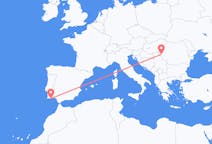 Vluchten van Timisoara, Roemenië naar Faro, Napoli, Portugal