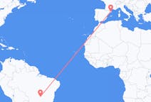 Flyreiser fra Goiânia, Brasil til Girona, Spania
