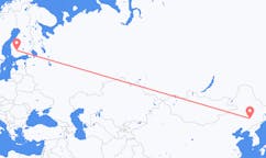 Flights from Changchun to Tampere