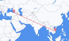 出发地 越南歸仁市目的地 土耳其特拉布宗的航班