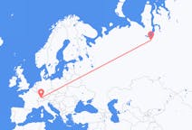 Flights from Nadym, Russia to Zürich, Switzerland