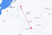 Flyreiser fra Duesseldorf, Tyskland til Altenrhein, Sveits