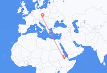 Loty z Lalibela w Etiopii do Wiednia w Austrii