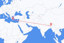 Flyreiser fra Guwahati, India til Iraklio, Hellas