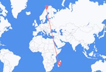 Flights from Tôlanaro, Madagascar to Kiruna, Sweden