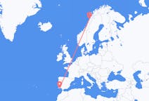 Vols de Bodø, Norvège vers District de Faro, portugal