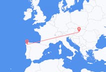 Flyrejser fra Budapest til Santiago de Compostela