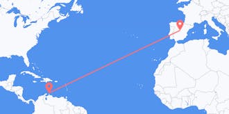 Flights from Aruba to Spain