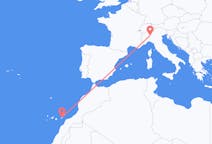 Flights from Fuerteventura in Spain to Milan in Italy