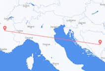 Flyg från Grenoble till Sarajevo