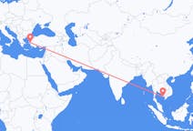 Flyreiser fra Phú Quốc, Vietnam til Izmir, Tyrkia
