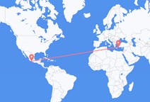 Flyreiser fra Ixtapa, Mexico til Rhodes, Hellas