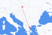 Flyreiser fra Volos, Hellas til Budapest, Ungarn