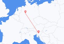 Flyg från Ljubljana, Slovenien till Paderborn, Tyskland