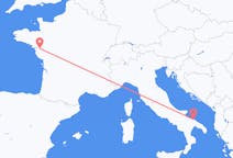 Flyrejser fra Bari, Italien til Nantes, Frankrig