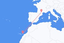 Vols depuis la ville de Castres vers la ville de Fuerteventura