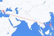 Lennot Manilasta, Filippiinit Volosiin, Kreikka
