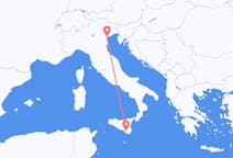 Flyreiser fra Comiso, Italia til Venezia, Italia