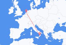 オランダのアムステルダムから、イタリアのラメツィア テルメまでのフライト