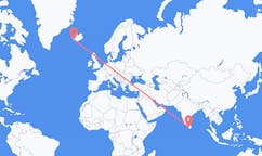 Flyreiser fra Colombo, Sri Lanka til Reykjavik, Island