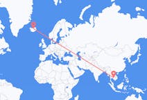 Flights from Siem Reap, Cambodia to Akureyri, Iceland