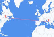 Flyg från Saguenay, Kanada till Dubrovnik, Kroatien