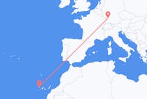 Flyreiser fra Karlsruhe, Tyskland til La Palma, Spania