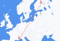 Flights from Nice to Kuopio