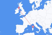 Flights from Olbia, Italy to Belfast, Northern Ireland