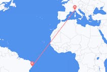 Flyreiser fra Maceió, Brasil til Genova, Italia