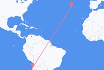 Flyg från Antofagasta, Chile till Horta, Azorerna, Portugal