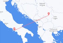 Flyreiser fra Niš, Serbia til Napoli, Italia