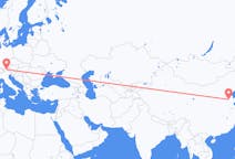 Flyg från Jinan, Kina till Innsbruck, Kina