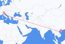 Flyrejser fra Sanya, Kina til Firenze, Italien