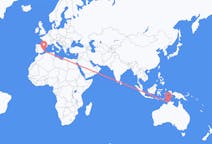Flyreiser fra Darwin, Australia til Alicante, Spania