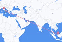 Flights from Kuching, Malaysia to Rome, Italy