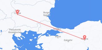 トルコからブルガリアへのフライト