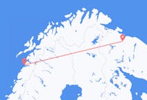 Flüge von der Stadt Murmansk in die Stadt Bodø