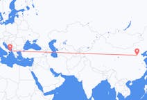 Flyreiser fra Shijiazhuang, Kina til Brindisi, Italia