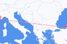 Flights from Zonguldak to Nice
