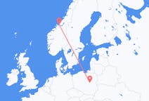 Vluchten van Warschau naar Ørland