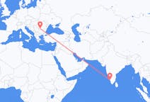Flights from Kozhikode, India to Craiova, Romania