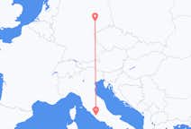 Vluchten van Leipzig, Duitsland naar Rome, Italië