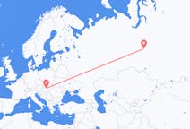 Fly fra Nizjnevartovsk til Budapest