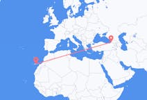 Flyreiser fra Batumi, Georgia til Las Palmas, Spania